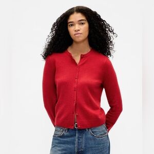 Gap cash soft crop cardigan